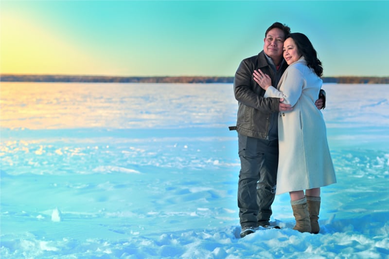 carlvincent cameraworks winter snow sunset dream